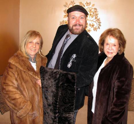 Style Counsel to host recycle old furs for new fur fashions next Thursday evening Photo by Roger Gavan From left, by Ali Norden, Tim Mullally and Style Counsel customer Kathy Wilson wearing a coat she plans to have restyled.