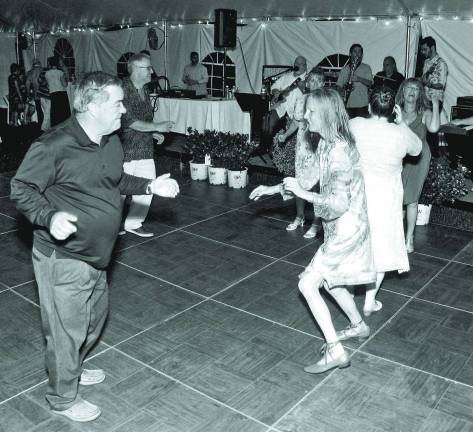 June Tent Party raises $52,000 Dancing and live musical entertainment was provided by the Jeremy Langdale Band.