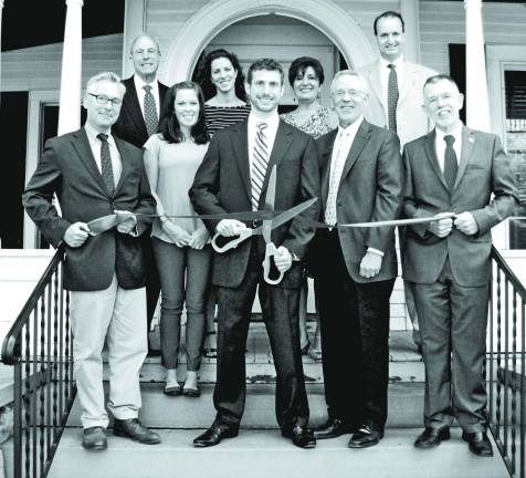 Law Office of Jacob Tuckfelt, LLC, celebrates first anniversary Photo provided by the Warwick Valley Chamber of Commerce Celebrating the one year milestone are, front from left, Mayor Michael Newhard, paralegal Jennifer Todd, attorney Jacob Tuckfelt, Warwick Valley Chamber of Commerce Executive Director Michael Johndrow and Town of Warwick Supervisor Michael Sweeton. Rear from left, Town of Warwick Justice Peter Barlet, Warwick Valley Chamber of Commerce Board of Directors member Vikki Garby, Chamber Vice President Sherry Bukovcan, and Chamber of Commerce President Paul Rafanello.