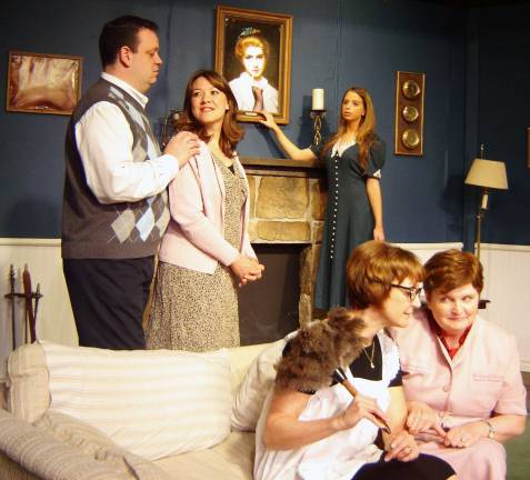 Playhouse invites all to The Uninvited starting May 4 The cast of "The Uninvited," which opens the 17th season of The Playhouse at Museum Village on May 4, includes David Mossey, Kate Loftus and Sarah Alestalo with (seated) Denise Mann and Kathleen OíConnell.