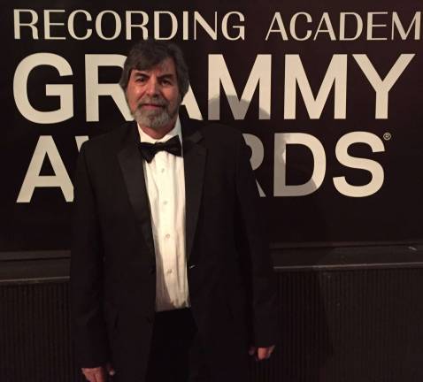 In an arena which is extraordinarily competitive, the Grammy's in New York City feted Warwick resident Jim Eigo with not one but two Grammy's on projects this year on which he collaborated: Best Latin Jazz Album by Pablo Ziegler on Zoho Records and, in a new category, Best Surround Production by engineer Jim Anderson on Sono Luminus Records featuring saxophonist Jane Ira Bloom.