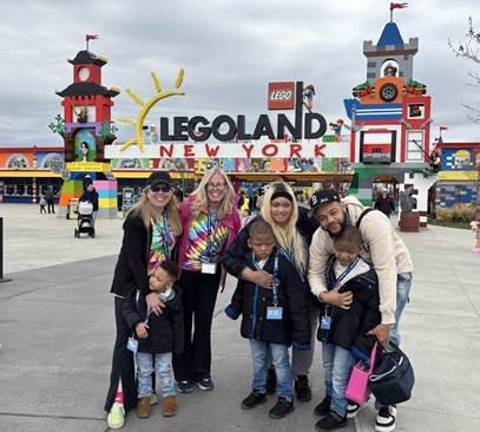 Goshen. Families with special needs celebrated at LEGOLAND New York Family attendees and Orange County Department of Health staff at LEGOLAND. Photo provided.