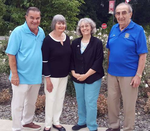 Recognizing service to the community Photo by Jerry Kuntz Warwick Citizen of the Year co-chairs Stan Martin, left, and Leo Kaytes Sr. congratulate community volunteers Marge King-Porter and Sue Gardner for being named Outstanding Community Service Award recipients. They will be honored Oct. 24 at the Landmark Inn along with 2018-2019 Warwick Citizen of the Year Doug Stage.