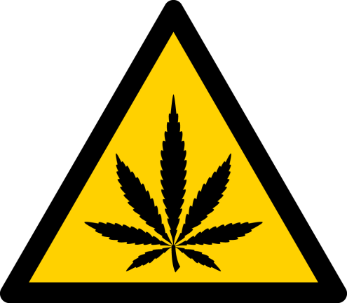 A logo that may become the universal symbol for cannabis product labels.