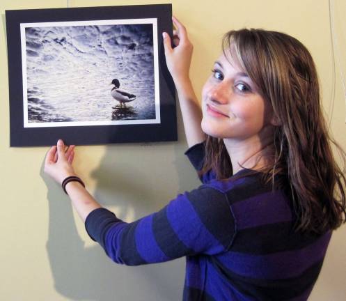 Library hosts Warwick Valley High School art show Warwick Valley High School senior Jessica Reynolds poses with a photograph she created. She is curating a student art show at the Albert Wisner Public Library that runs throughout April.