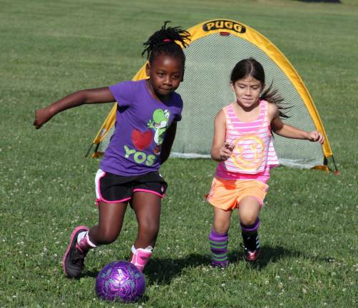 Catching up Athletic intensity knows no age limits.