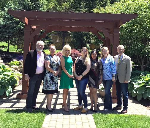 Provided photo Members of the Warwick Valley Chamber of Commerce 80th Anniversary Membership Gala Committee gathered to plan for the Nov. 16 event at Minerals at Crystal Springs Resort in Vernon, New Jersey. From left: John Redman, Kristen Weiss, Janine Dethmers, Bea Arner, Ia Faraoni, Sarah Armand, and Michael Johndrow. Committee members Jacqueline Johndrow and Vanessa Greeley were not available for the photo.