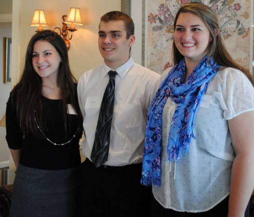 The Mid-Hudson Area Retired Teachers has awarded $3,000 scholarships to Taylor DeMarco, a senior at Marlboro High School, Sean Rice, a senior at Warwick Valley High School, and Stephanie Niknam, a senior at Minisink Valley High School.