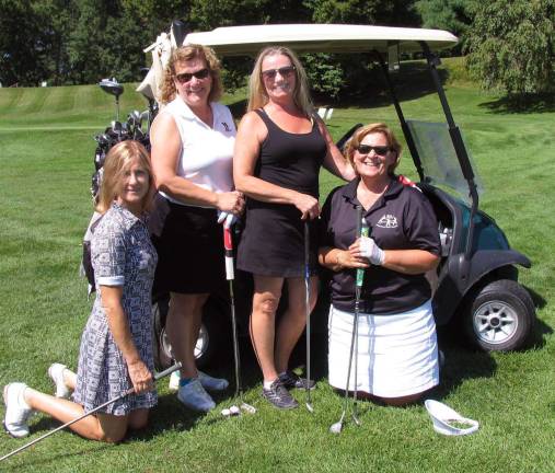 The ladies foursome of from left , Maureen Kohler, Katie Bisaro, Barbara Sullivan and Jo-Ann Daly and were the winners of the Scramble Format, lowest score.