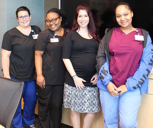 Crystal Run Healthcare launches new medical assistant training program MIDDLETOWN. The paid training course is designed to prepare participants through its combination of classroom teaching, skills training and clinical shadowing with a preceptor. Provided photo Graduates from Crystal Run Healthcare's first Medical Assistant Training Program with their instructor, Diane Eull, LPN, Clinical Training Specialist. From left: Theresa Padget, Mariah Patteson, Diane Eull and Indirah Lattimore.