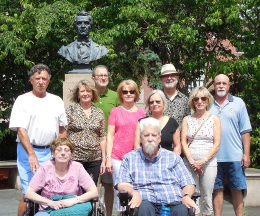 Party like it's 1969 FLORIDA. The S.S. Seward Class of 1969 celebrate their 50th high school reunion. Photos provided by Beth Fuller As is a tradition, members of the S.S. Seward Institute Class of 1969 posed in front of the William Henry Seward monument, much like they did in their senior year. Beginning in the front row, from left to rigth, are: Linda Sosler and Fray Fuller; second row: Louis Sosler, Patricia Musial Myruski, Christine Romanowski Rudy, Joan Kamrowski Malek and Kathleen Coleman Weslowski; and in back: Dennis Kujawski, Kevin Seekamp and Jerry Simcik.