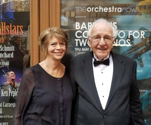 Warwick Valley Chorale will perform three holiday concerts in December Photo by Melissa TiddThe director of the Warwick Valley Chorale, Stanley Curtis, and the accompanist, Gail Johnson.