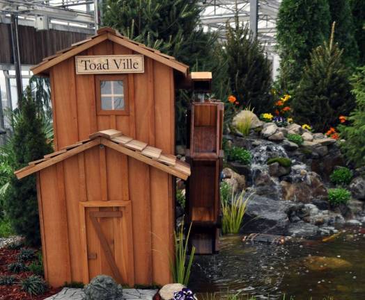 The People’s Choice Provided image The 1/8th scale Gristmill was the highlight of the whimsical garden þÄúToad VilleþÄù created by Garden State Koi for this yearþÄôs Springfest Flower and Garden Show.