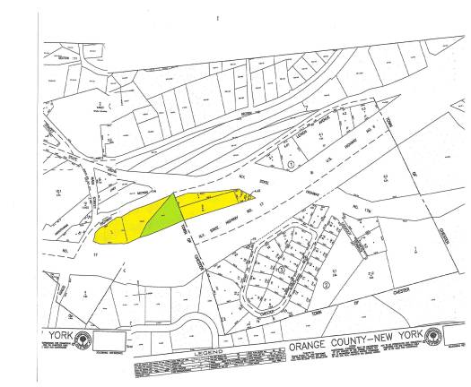 Sugar Loaf Hills proposal includes hotel, bank, and gas station Map for 8 Kings Highway, from Orange County documents provided by village secretary Rebecca Rivera