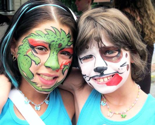 Faces at the Greenwood Lake Street Fair Faces at the Greenwood Lake Street Fair
