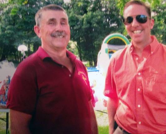 Parish picnics draws 400 Bob Buchalski and Tim Purta.
