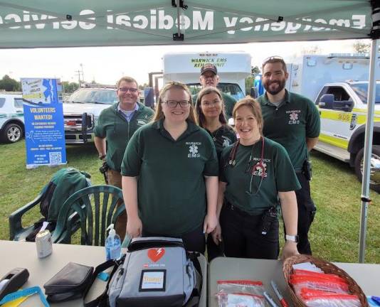 Warwick EMS was among the many first responders attending the event.