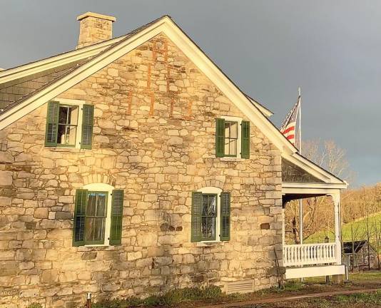 The 1773 gable at the Gen. John Hathorn House will overlook the new Patriot Walk.