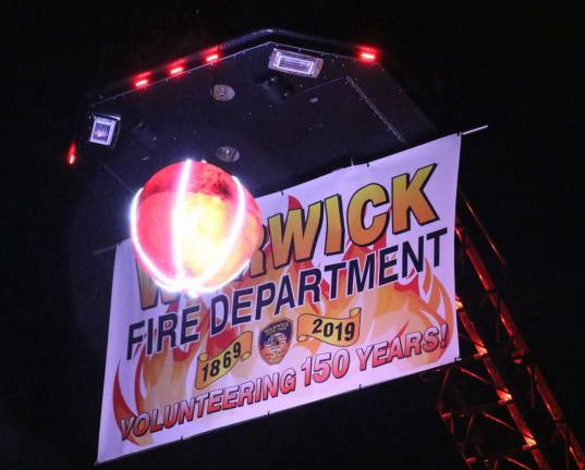 Ring in the new This New Year's Eve was also an opportunity to ring in the New Year to celebrate the 150th anniversary of Warwick Volunteer Fire Department