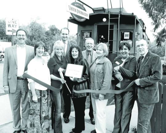 Kate's Home Staging and Redesign celebrates five years in business Photo by Roger Gavan From left, Warwick Valley Chamber of Commerce past President Garrett Durland, Home Staging owner's friend and business associate Maria Blon, owner Kate Case, Chamber President Paul Rafanello, Home Staging business associate Debbie Walsh, New York State Assemblywoman Annie Rabbit's Legislative Aide Patricia McMullen, Chamber Vice President Sherry Bukovcan and Town of Warwick Supervisor Michael Sweeton.