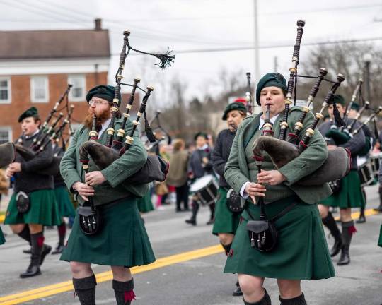 The Mid Hudson St. Patrick’s Day Parade in Goshen on March 10, 2024. Photo by Sammie Finch