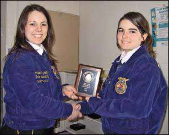 Warwick Valley FFA members win leadership contests Warwick Valley FFA members win leadership contests