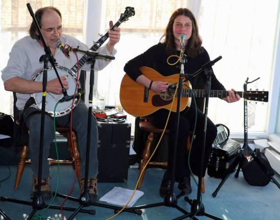 Warwick Historical Society's annual Tavern Night held at Iron Forge Inn Live musical entertainment was provided by Mike and Anne Baglione.