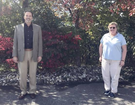 Garrett Durland and Pamala Starer are the winners of the 2020 Warwick Lions Club’s Robert J. Uplinger Distinguished Service Award for their community service. Provided photo.