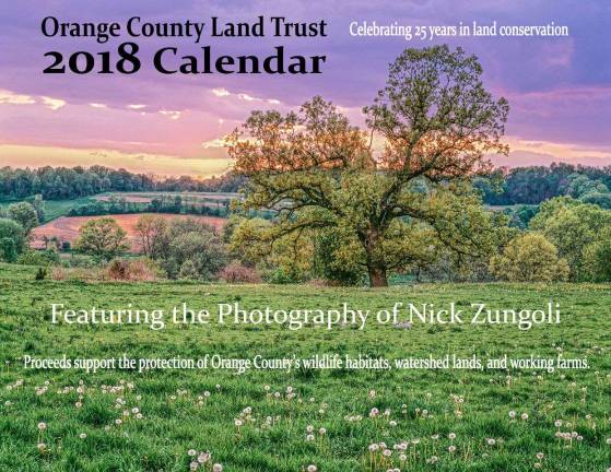 Orange County Land Trust’s 2018 calendars on sale now The Orange County Land Trust 2018 calendar is now available.