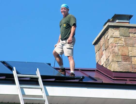 Gallagher Solar Thermal of Warwick to host annual National Solar Tour Photo by Roger Gavan Patrick Gallagher Solar has installed more than 100 solar hot water and pool heating systems since 2005.