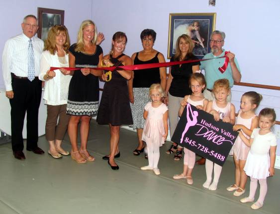 Hudson Valley Dance Center of Warwick opens at new location Photo by Roger Gavan From left, Michael Johndrow, executive director of the Warwick Valley Chamber of Commerce; Board member Karen Burke, Manager Paula Hayden, owner Marguerite McNeil, Chamber Vice President Sherry Bukovcan, Board member Nicole Repose and Mayor Michael Newhard. Children from left: Lexie Hayden, 3, her sister Annie, 6, Maya Neil, 4, Carly McLaughlin, 5, and Alexa Dumanodsky, 4.