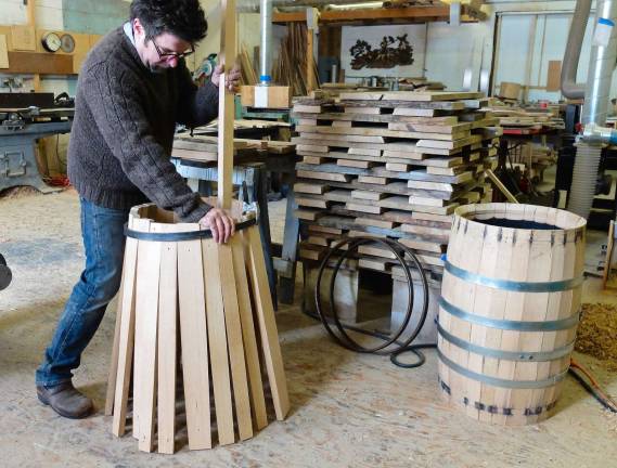 Love Local Holiday Market set for Nov. 23-24 at Warwick Valley Community Center Provided photo John Cox from Quercus Cooperage will be at The Love Local Market on Saturday, Nov. 24, to talk about his hand-crafted barrels.