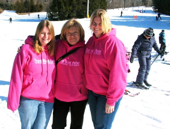 Mount Peter raising funds for Avon 2012 Breast Cancer Walk Photo by Roger Gavan Team Mount Peter will be raising funds this Sunday for the Avon Breast Cancer Walk. From left, Team Captain Amy Richardson, Carol Fauerbach and Rebecca Sampson-Kullberg.