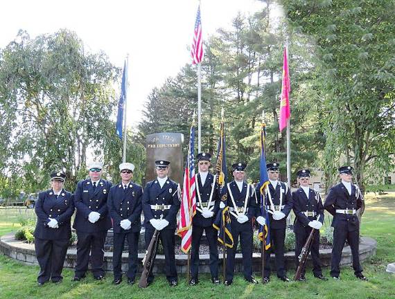 Warwick Fire Department weekly report On Sunday, Sept. 22, the Warwick Fire Department hosted the 104th Annual Orange County Volunteer Firemen’s Association Flag Raising at the Warwick Firemen’s Monument at Memorial Park followed by a Memorial Service at Warwick Fire Station #1. We will always remember and never forget those lost over the past year who were members of this association