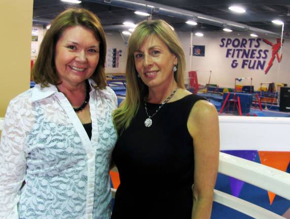 Sports Fitness and Fun director attends Summit for a Healthier America Photo by Roger Gavan Certified Health Counselor Gail Lordy with General Manager Roberta Kruse-Fordham at the Sports Fitness & Fun facility in the Village of Florida.