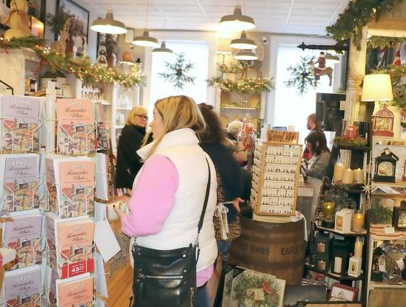Shoppers came out in droves to Warwick’s downtown business district.