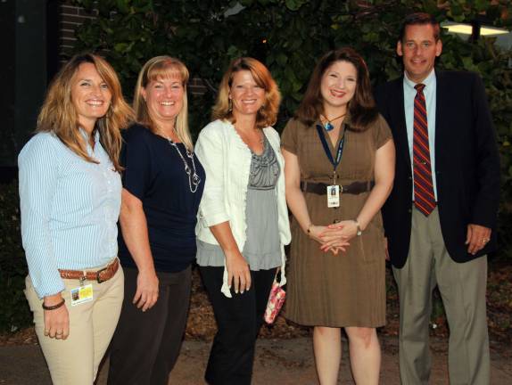 Warwick Valley High School named state ‘Reward School’ Warwick Valley High School Principal Richard Linkens with department chairs: Doreen Fothergill, math; Keely Blaikner, music; Susan DeGonge, special education; and Marilyn Brozycki-Smith, English.