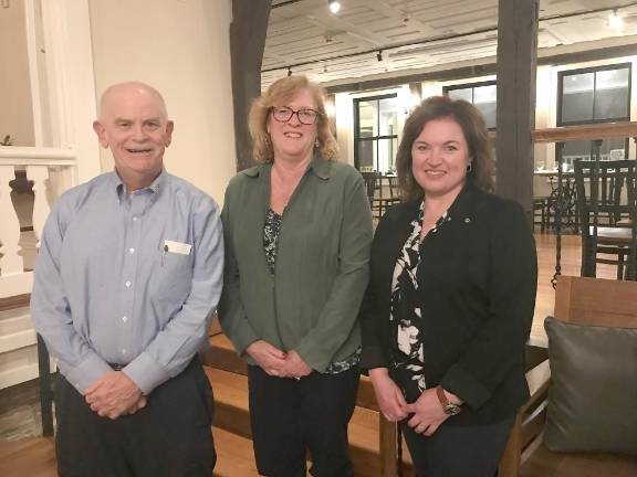 Uplinger Committee Members (L-R) Lion Doug Stage, Lion Vicky Hague and Lion President Christine Adams