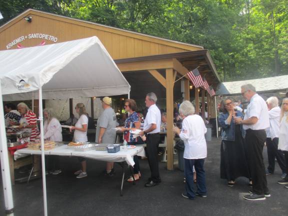 American Legion ceremony honors departed comrades A barbecue was held at the end of ceremony.