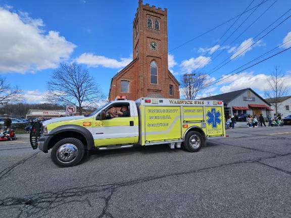 A parade would not be complete without an appearance from our local first responders.