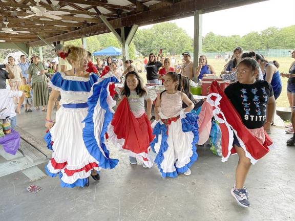 Dance and music were part of the fundraiser.