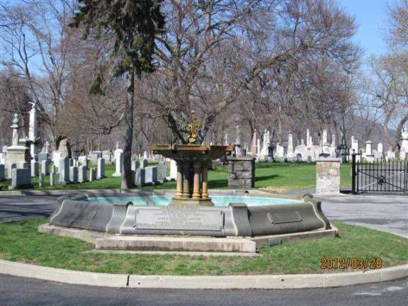 County historian restores West Point monument The Anderson Fountain in the West Point Cemetery at the United States Military Academy is being restored.