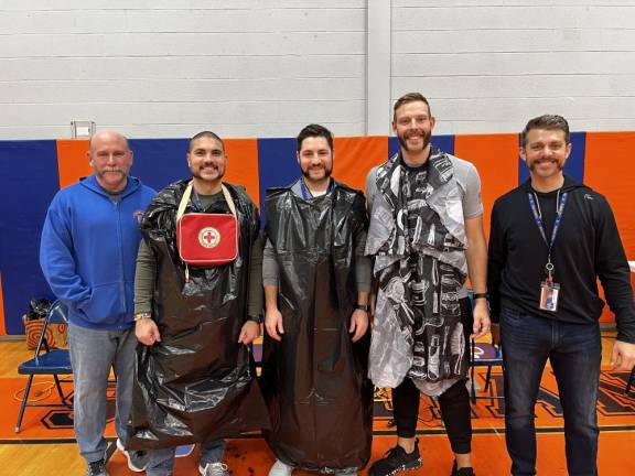 Students were able to choose which beard style each of their teachers could sport.