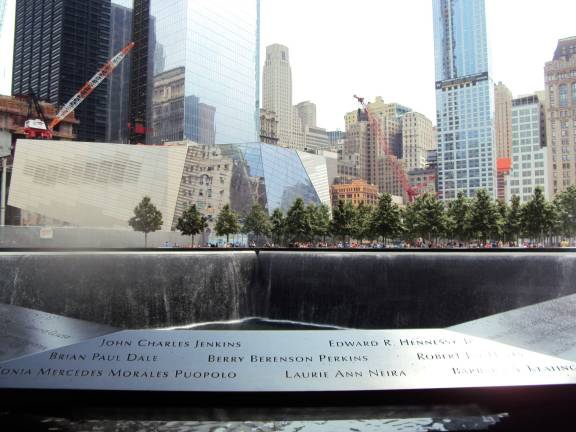 Eleven years of reflection Susan Slater-Tanner's photo: "Expanse of Ground Zero."