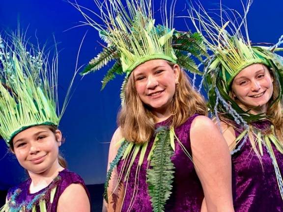 Local drama students to perform 'Frozen Jr.' From left: Dennery Simon, Madeline Coley, and Jenna Rowen-Delson (Photo provided)