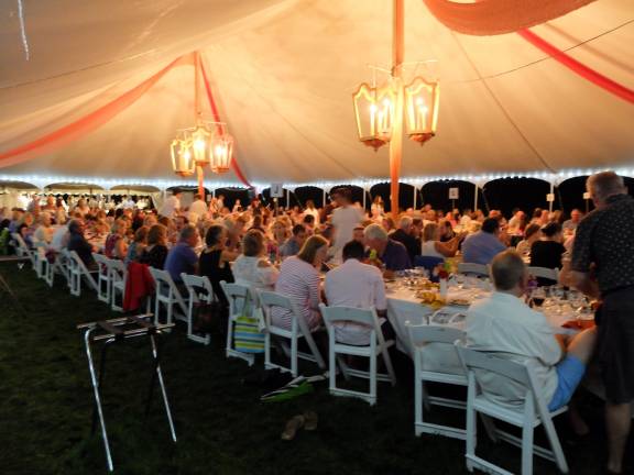 Farm-to-table dining Provided photo The Pine Island Chamber of Commerce will host its eleventh annual Black Dirt Feast on Aug. 6. This farm-to-table celebration pairs a sumptuous al fresco meal with fine wines on the great lawn of Scheuermann Farms & Greenhouses.