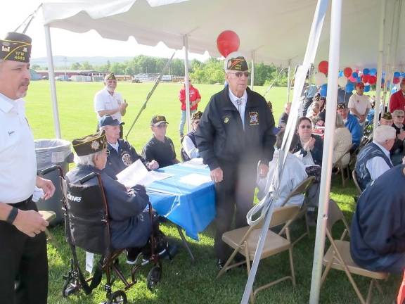 Veterans gathered at WVMS for food and music provided by students at the “Valentines for Vets Breakfast.”