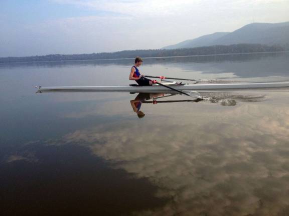 Warwick high school rower to race in Spain Niles Arner of Warwick has primarily competed this past year in a single-man shell, but has occasionally competed in double-man events. He is pictured here rowing on the Hudson River.