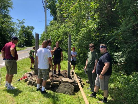 Eagle Scout project becomes new Sugar Loaf entrance sign