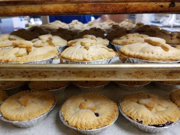 100,000 pies Provided photo In celebration of its tenth anniversary, Noble Pies will raffle off a 12-month Pie of the Month gift certificate. Contestants need only post a photo on Facebook or Instagram of their favorite fruit, cream or savory pie baked at Noble Pies, stating why it’s their true home slice and tagging the bakery - @NoblePies. The deadlne is July 31. The winner will be announced Aug. 3.